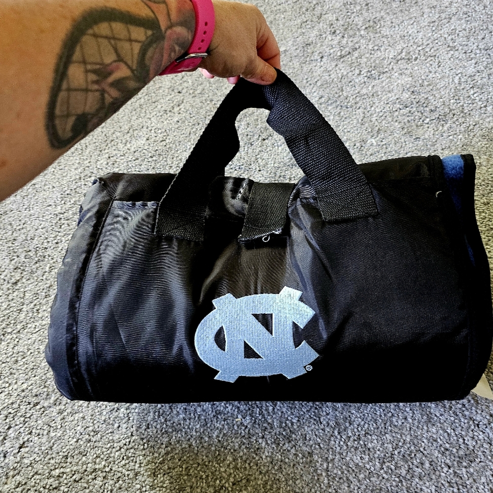 North Carolina tar heels picnic blanket